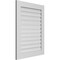 Ekena Millwork Vertical Surface Mount PVC Gable Vent: Functional, w/ 3-1/2"W x 1"P Standard Frame, 28"W x 36"H GVPVE28X3601SF - alternate 4